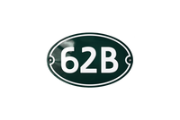 House Numbers placas esmaltadas