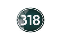 House Numbers placas esmaltadas