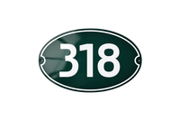 House Numbers placas esmaltadas