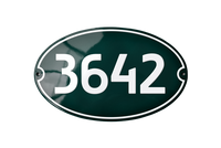 House Numbers placas esmaltadas