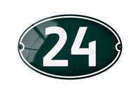 House Numbers placas esmaltadas