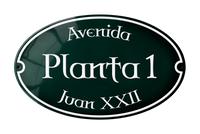 Address Plaques placas esmaltadas