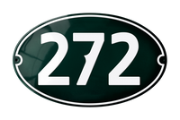 House Numbers placas esmaltadas