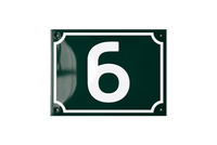 House Numbers placas esmaltadas
