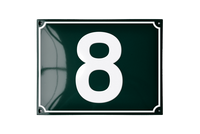House Numbers placas esmaltadas