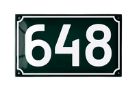 House Numbers placas esmaltadas