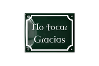 Name Plates placas esmaltadas