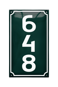 House Numbers placas esmaltadas