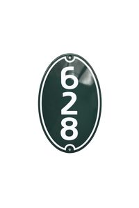 House Numbers placas esmaltadas