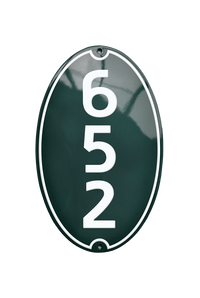 House Numbers placas esmaltadas