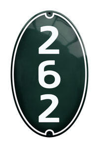 House Numbers placas esmaltadas