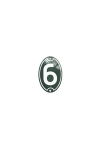 House Numbers placas esmaltadas