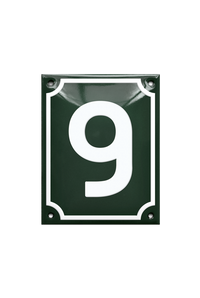 House Numbers placas esmaltadas