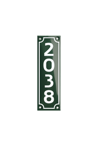 House Numbers placas esmaltadas