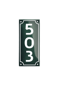 House Numbers placas esmaltadas