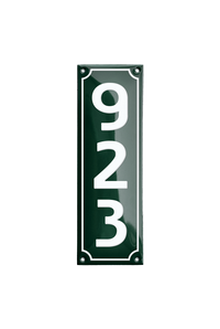 House Numbers placas esmaltadas