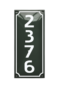 House Numbers placas esmaltadas