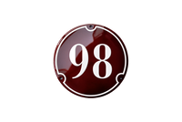 House Numbers placas esmaltadas