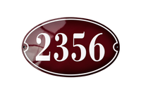 House Numbers placas esmaltadas