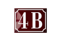 House Numbers placas esmaltadas