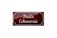 Name Plates placas esmaltadas