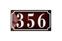 House Numbers placas esmaltadas