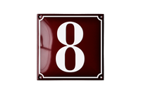 House Numbers placas esmaltadas