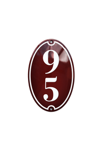 House Numbers placas esmaltadas