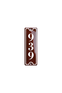 House Numbers placas esmaltadas