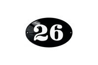 House Numbers placas esmaltadas