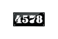 House Numbers placas esmaltadas