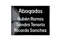 Name Plates placas esmaltadas