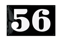 House Numbers placas esmaltadas