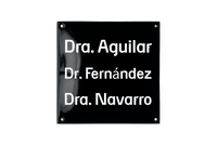 Name Plates placas esmaltadas