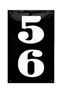 House Numbers placas esmaltadas