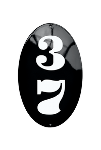 House Numbers placas esmaltadas