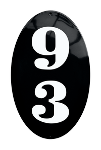 House Numbers placas esmaltadas