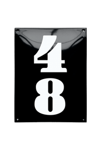 House Numbers placas esmaltadas