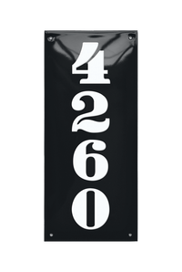 House Numbers placas esmaltadas