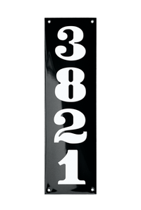House Numbers placas esmaltadas