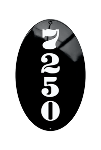 House Numbers placas esmaltadas
