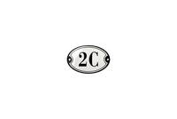 House Numbers placas esmaltadas