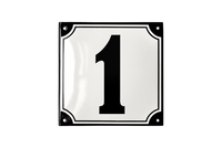 House Numbers placas esmaltadas