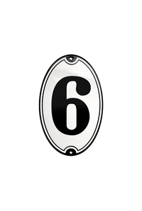 House Numbers placas esmaltadas