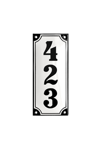 House Numbers placas esmaltadas