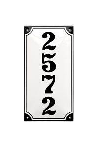 House Numbers placas esmaltadas
