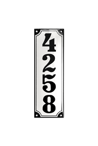 House Numbers placas esmaltadas
