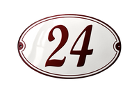 House Numbers placas esmaltadas