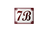House Numbers placas esmaltadas