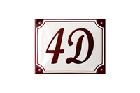 House Numbers placas esmaltadas